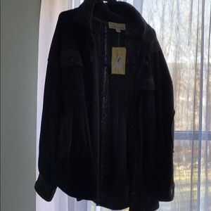 Vintage Havana Charcoal Flannel Coat